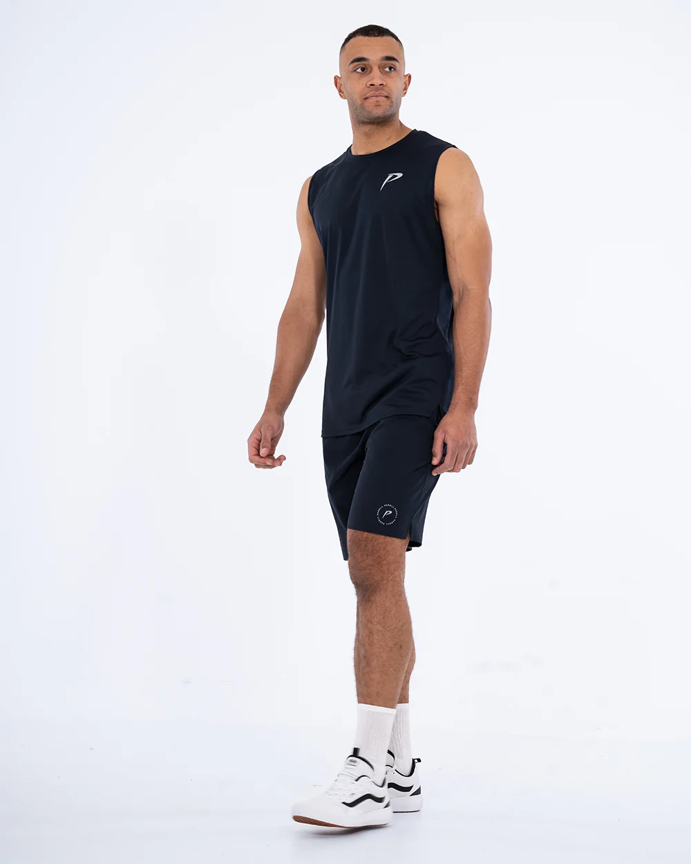 Parell Evolve Tall Sleeveless Training Top (navy) - Image 4