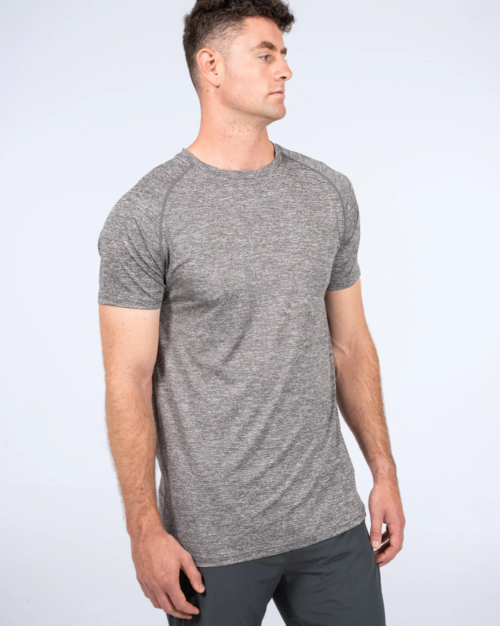 Parell Evolve Tall Spacedye Training Top (grey) - Image 6