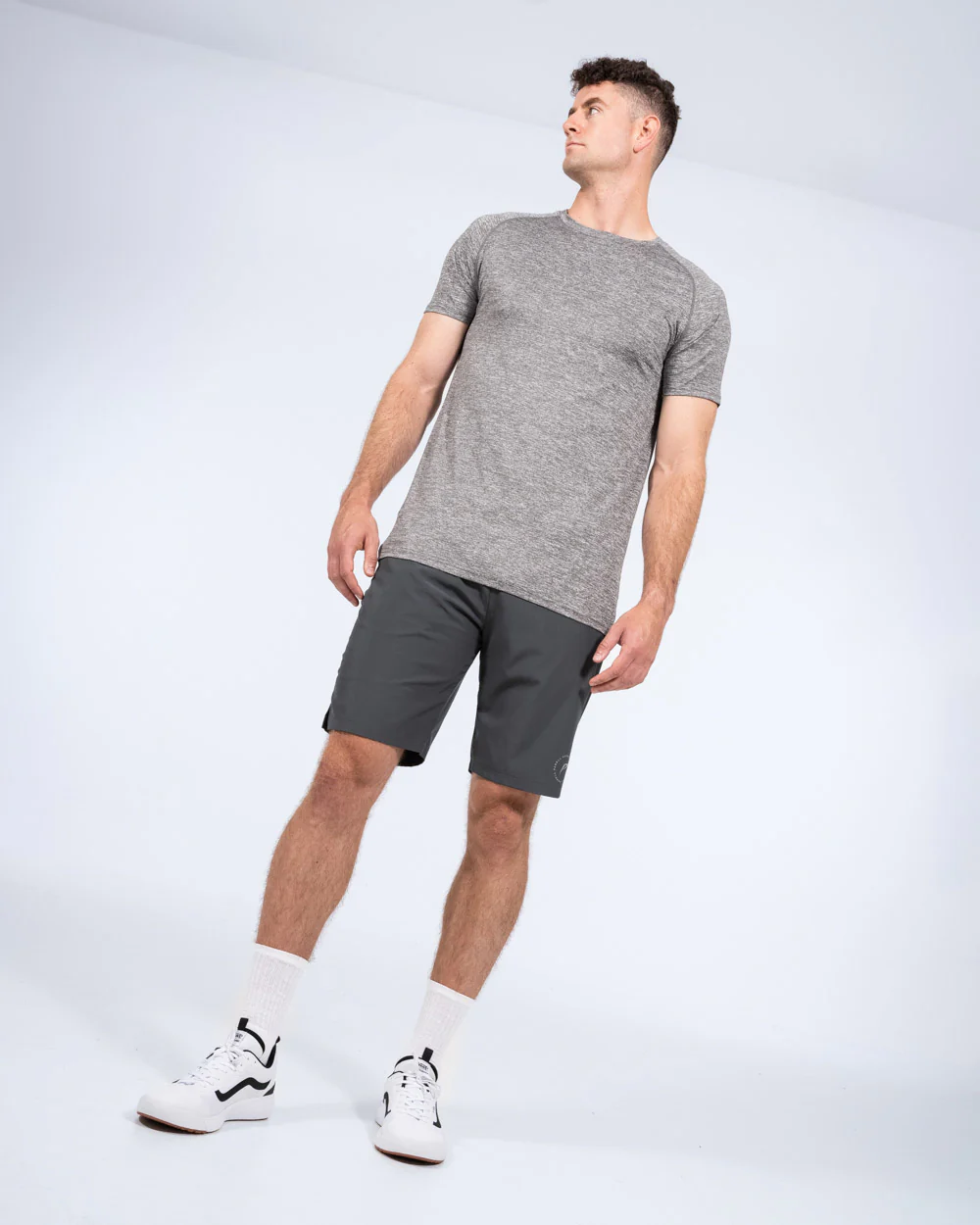 Parell Evolve Tall Spacedye Training Top (grey) - Image 7