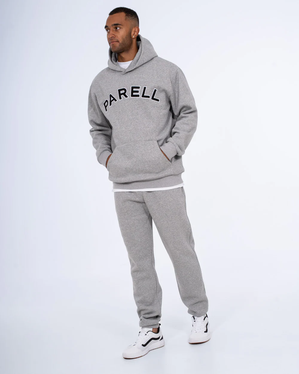 Parell Forge Tall Oversized Hoodie (heather grey) - Image 4
