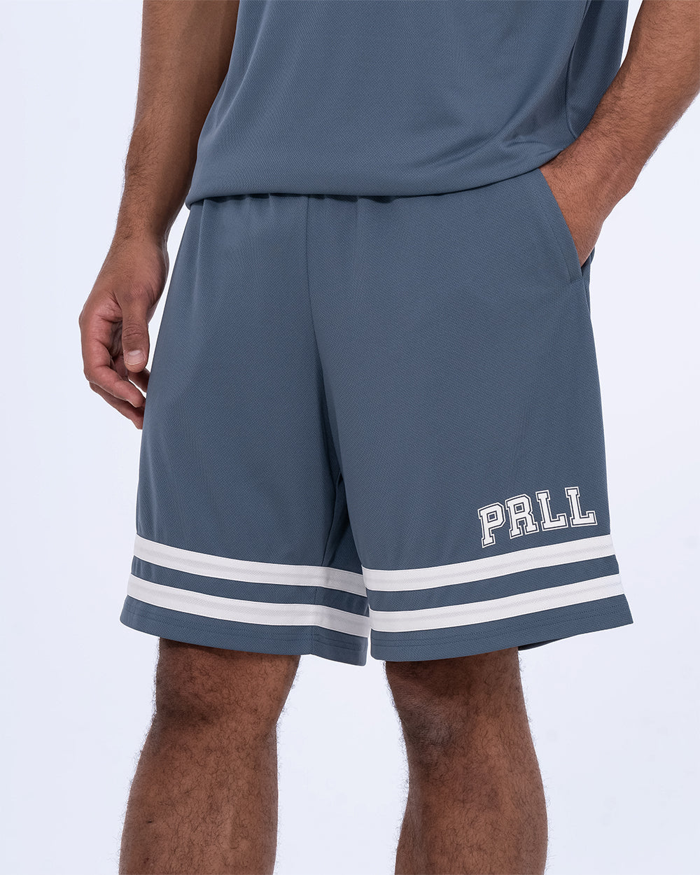 Parell Forge Tall Varsity Shorts (titanium blue)