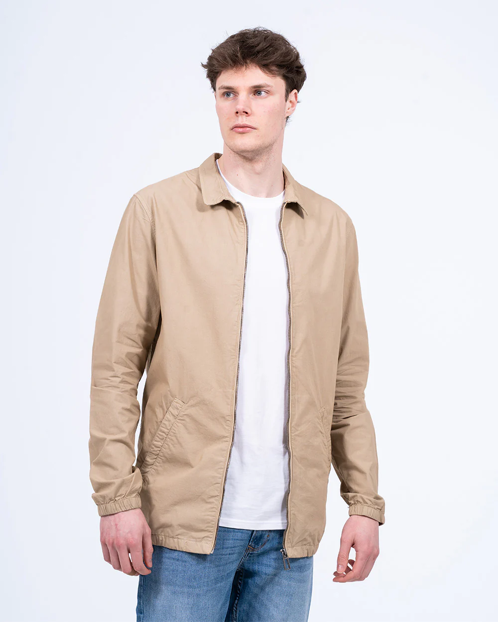 Redpoint Benny Tall Zip Up Shacket (straw) - Image 8