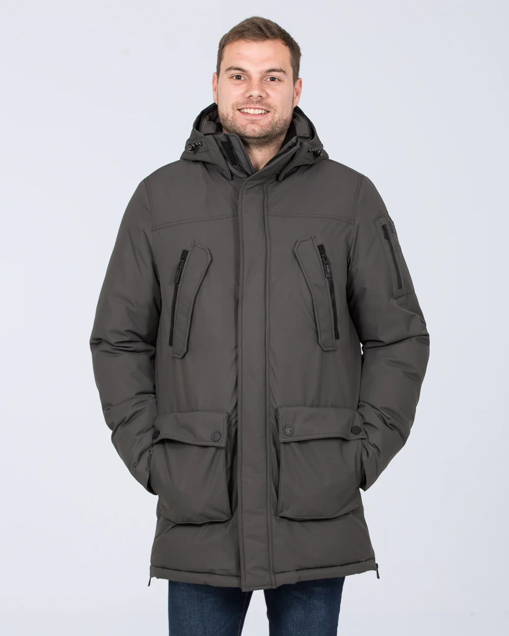 Redpoint Eddy Tall Parka Jacket (grey) - Image 3
