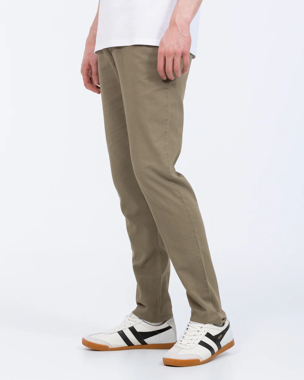 Redpoint Halifax Regular Fit Tall Linen Chinos (khaki) - Image 5