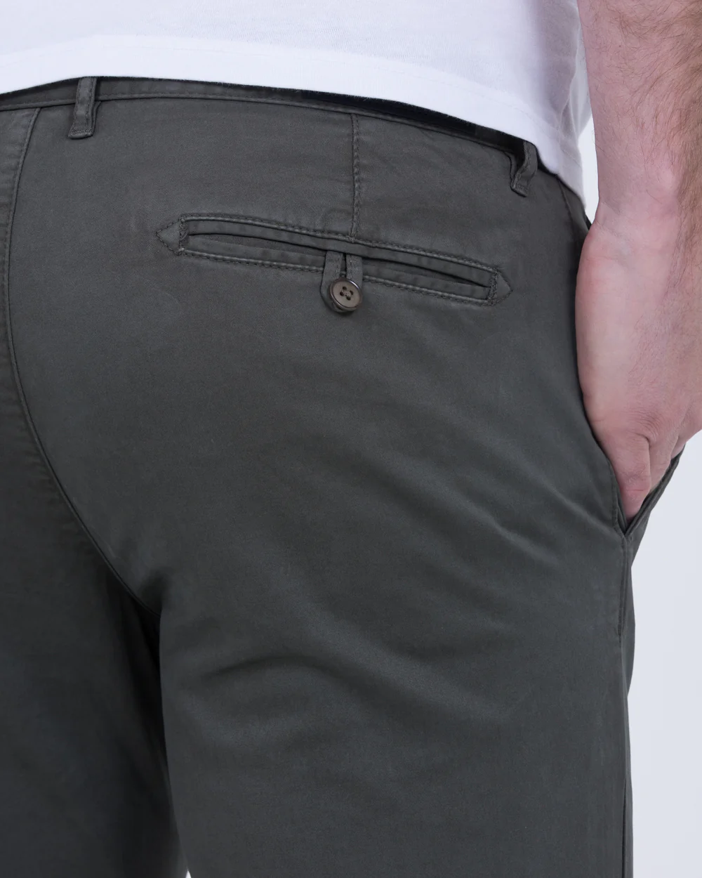 Redpoint Jasper Slim Fit Tall Chinos (olive) - Image 4