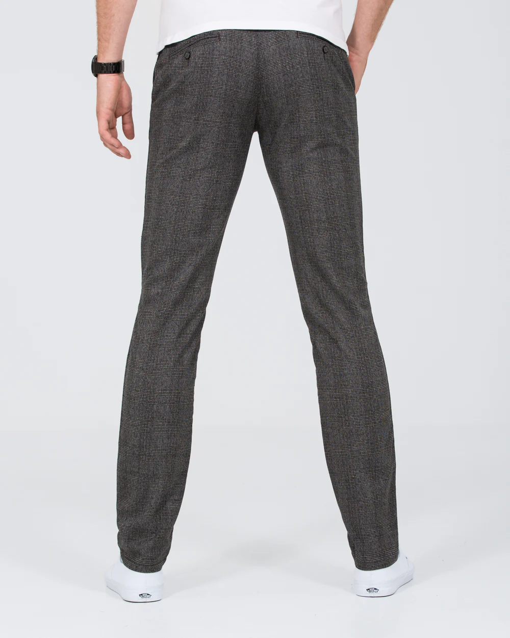 Redpoint Jasper Slim Fit Trousers (anthracite check) - Image 2