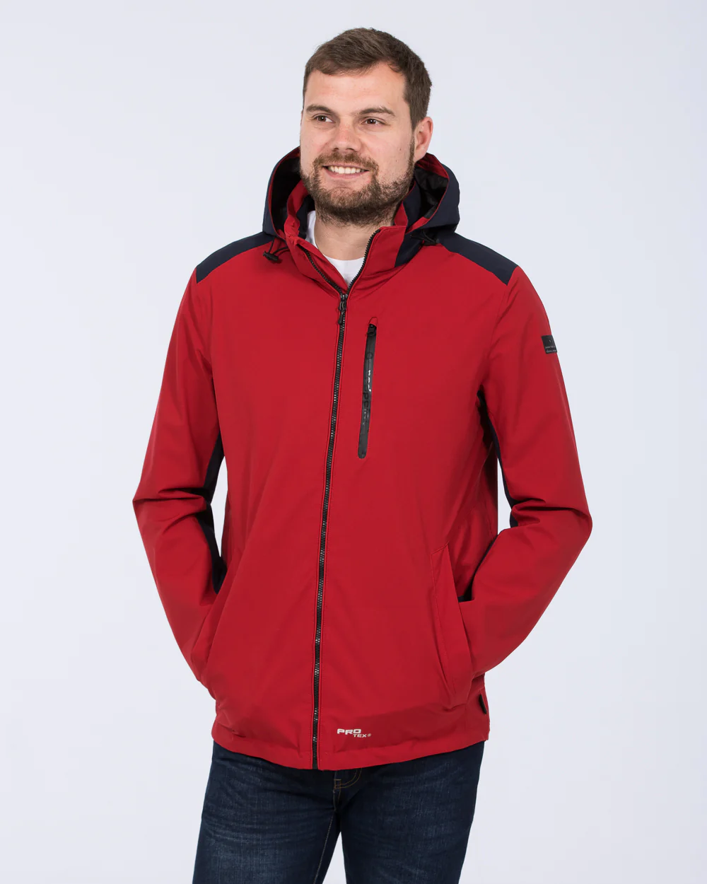 Redpoint Len Tall Lightweight Waterproof Jacket (red) - Image 7