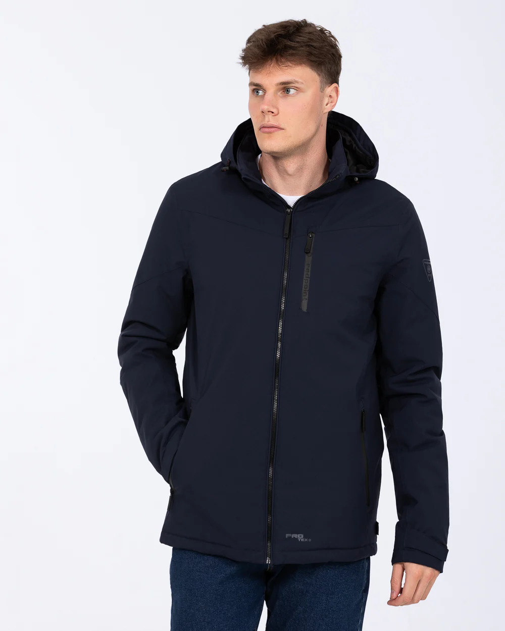 Redpoint Len Tall Waterproof Jacket (navy) - Image 9