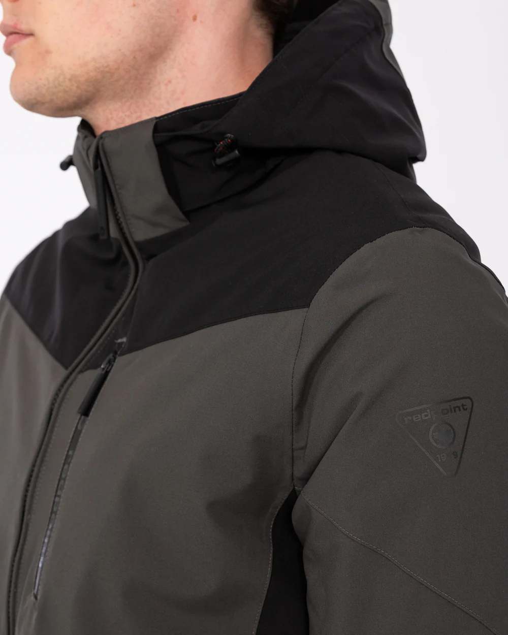 Redpoint Len Tall Waterproof Jacket (olive/black) - Image 4
