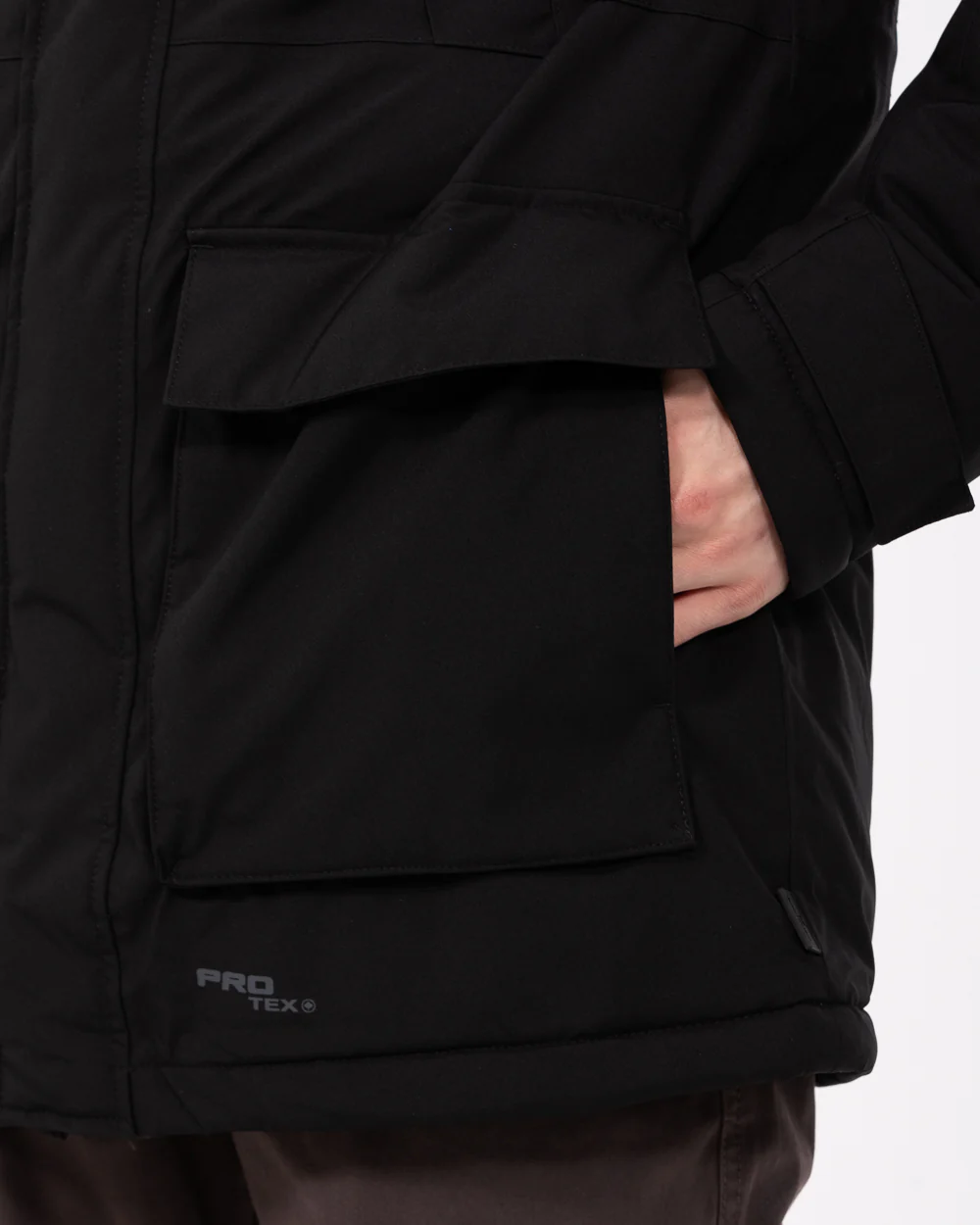 Redpoint Lex Tall Longline Waterproof Jacket (black) - Image 7