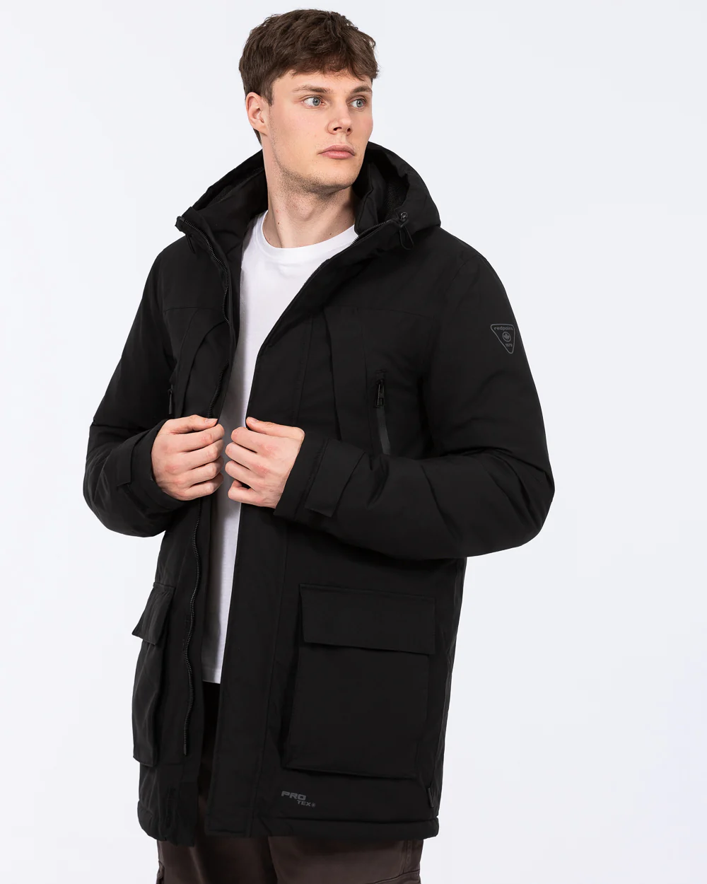 Redpoint Lex Tall Longline Waterproof Jacket (black) - Image 9