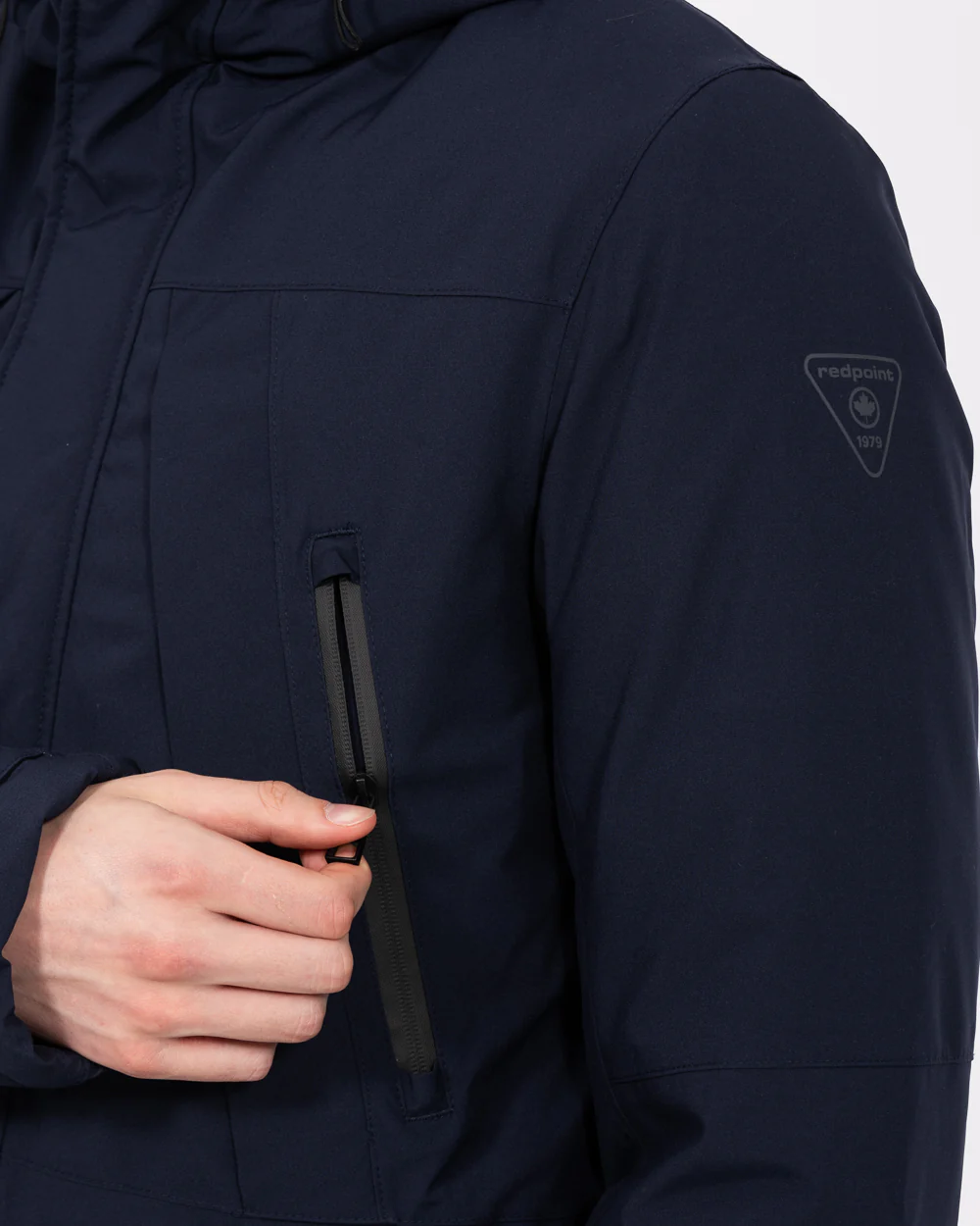 Redpoint Lex Tall Longline Waterproof Jacket (navy) - Image 4