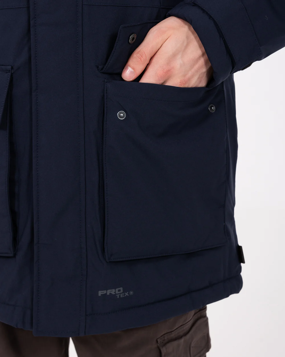 Redpoint Lex Tall Longline Waterproof Jacket (navy) - Image 5