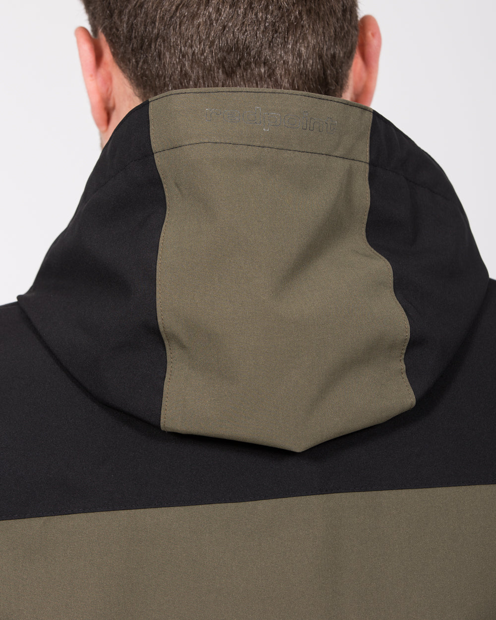Redpoint Luke Tall Hooded Jacket (black/olive) - Image 6