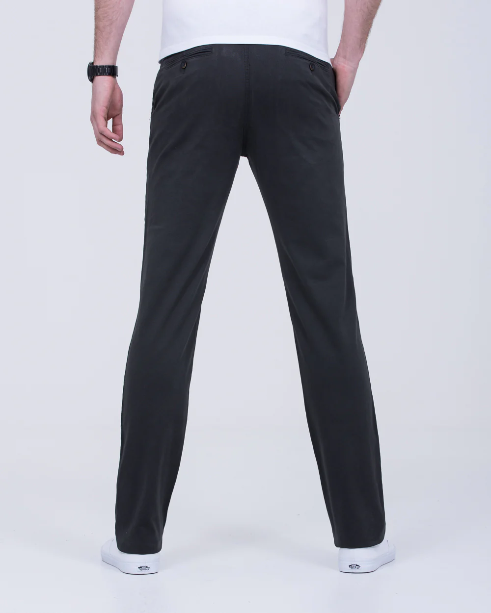 Redpoint Odessa Slim Fit Tall Chinos (patterned grey) - Image 2