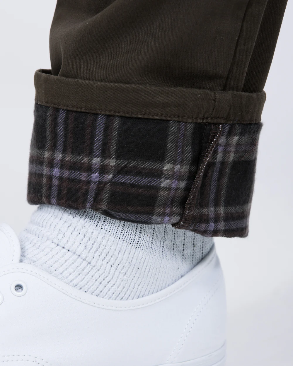 Redpoint Odessa Slim Fit Tall Thermal Chinos (olive) - Image 3