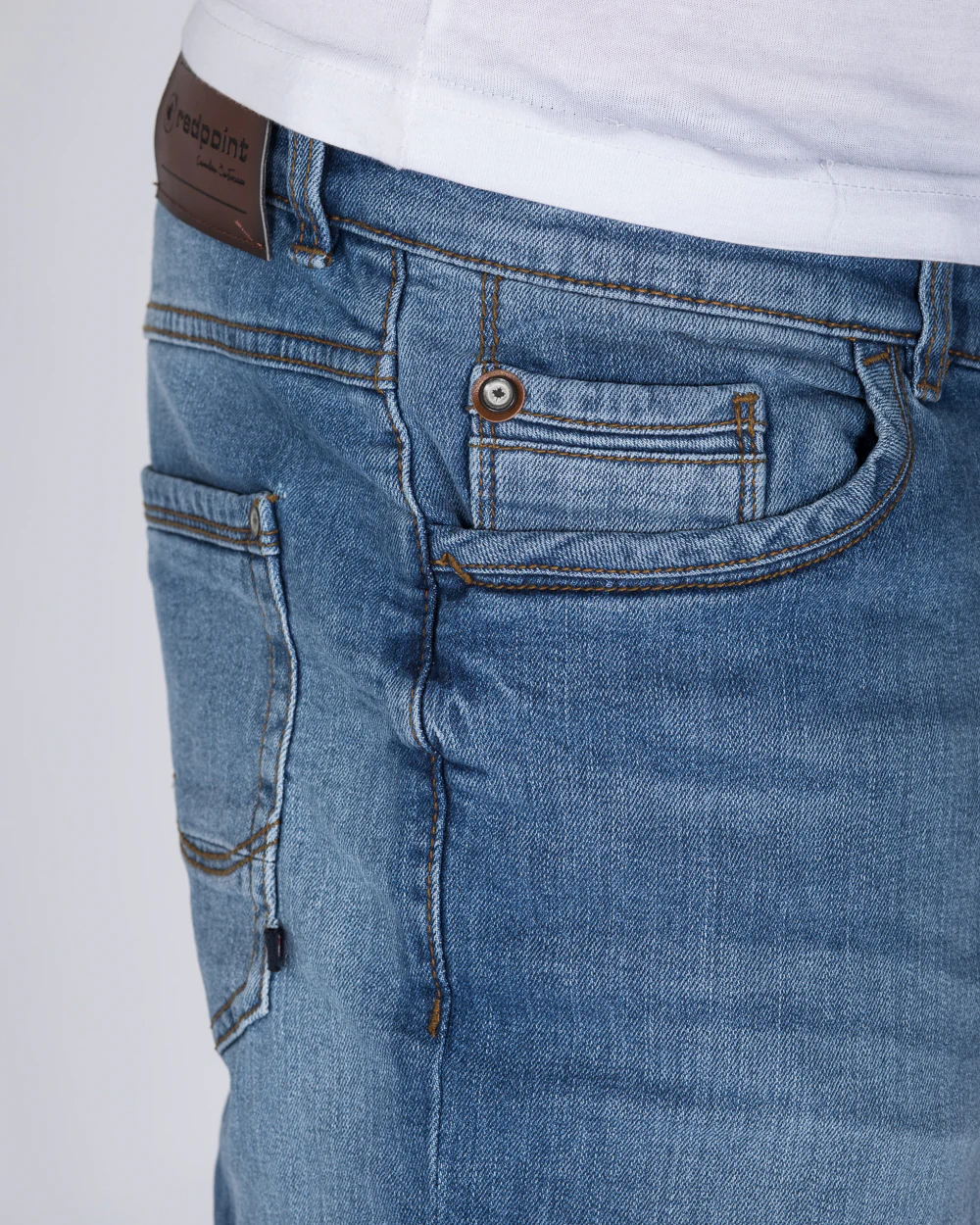 Redpoint Sherbrook Denim Shorts (light stone) - Image 3