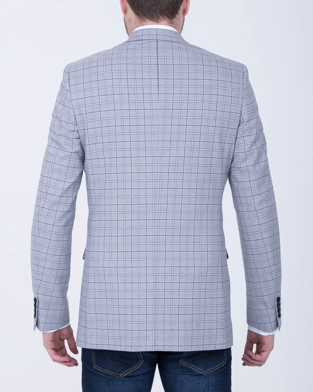 Skopes Brook Checked Blazer (silver/grey) - Image 2