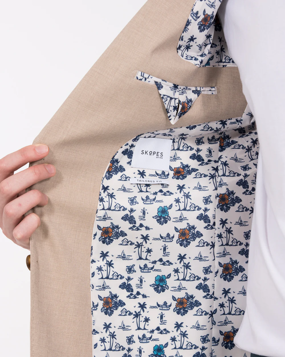 Skopes Caspian Tall Blazer (stone) - Image 4