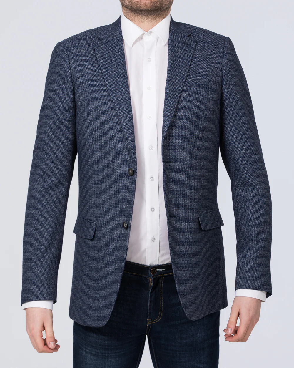 Skopes Cole Tall Textured Blazer (navy)
