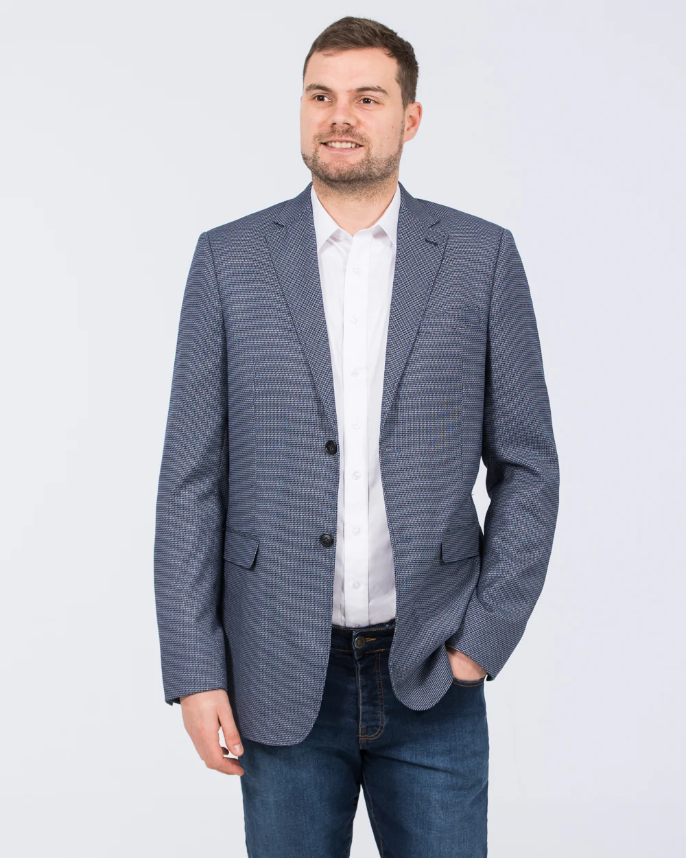 Skopes Doug Tall Textured Blazer (navy) - Image 7
