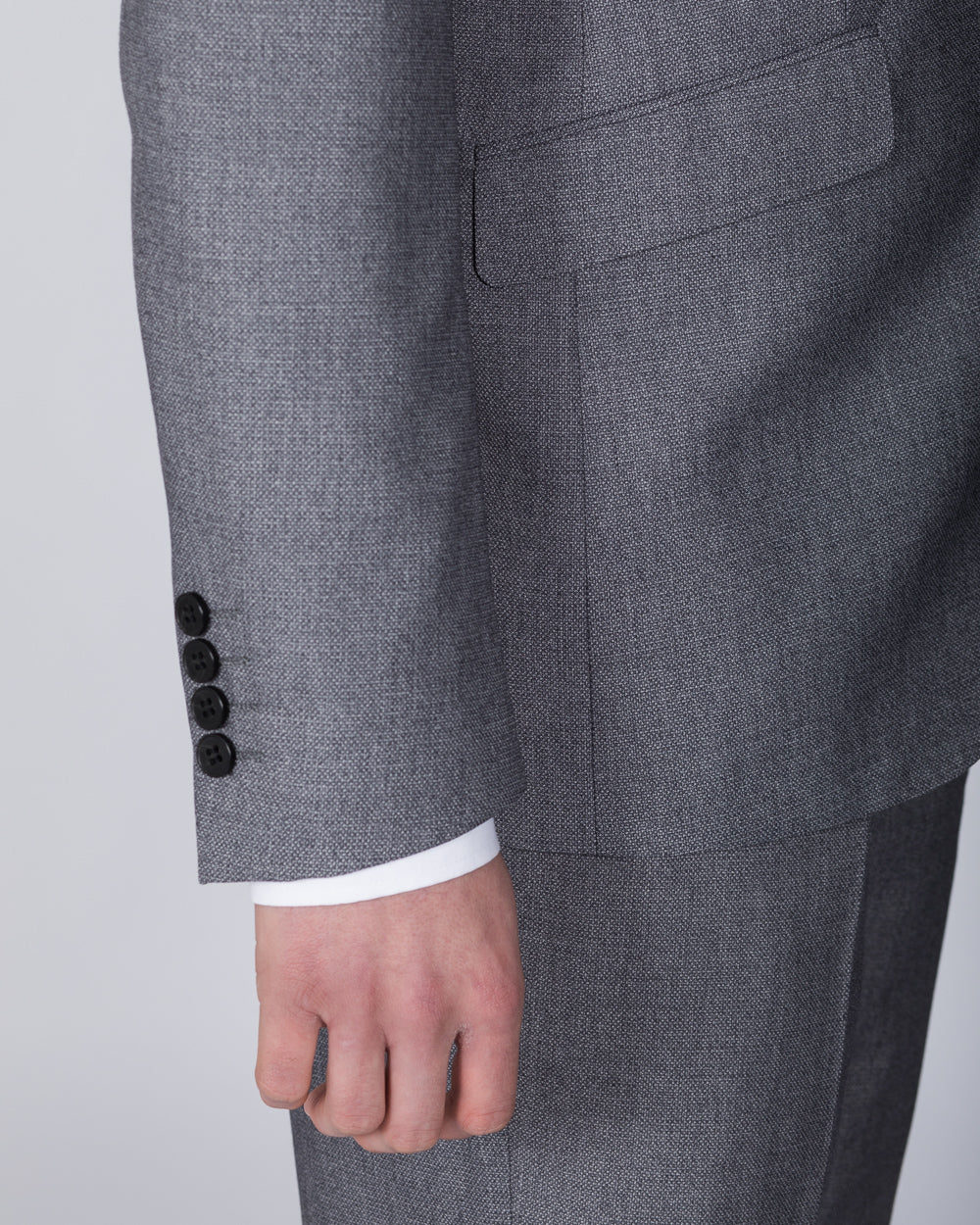 Skopes Harcourt Skinny Fit Tall Suit Jacket (silver) - Image 3