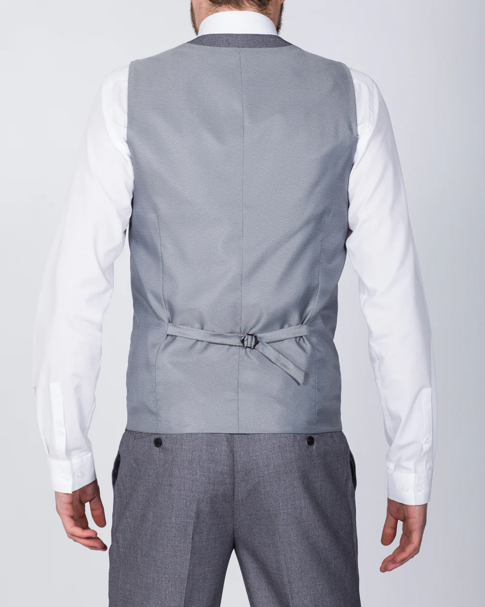 Skopes Harcourt Skinny Fit Tall Waistcoat (silver) - Image 2