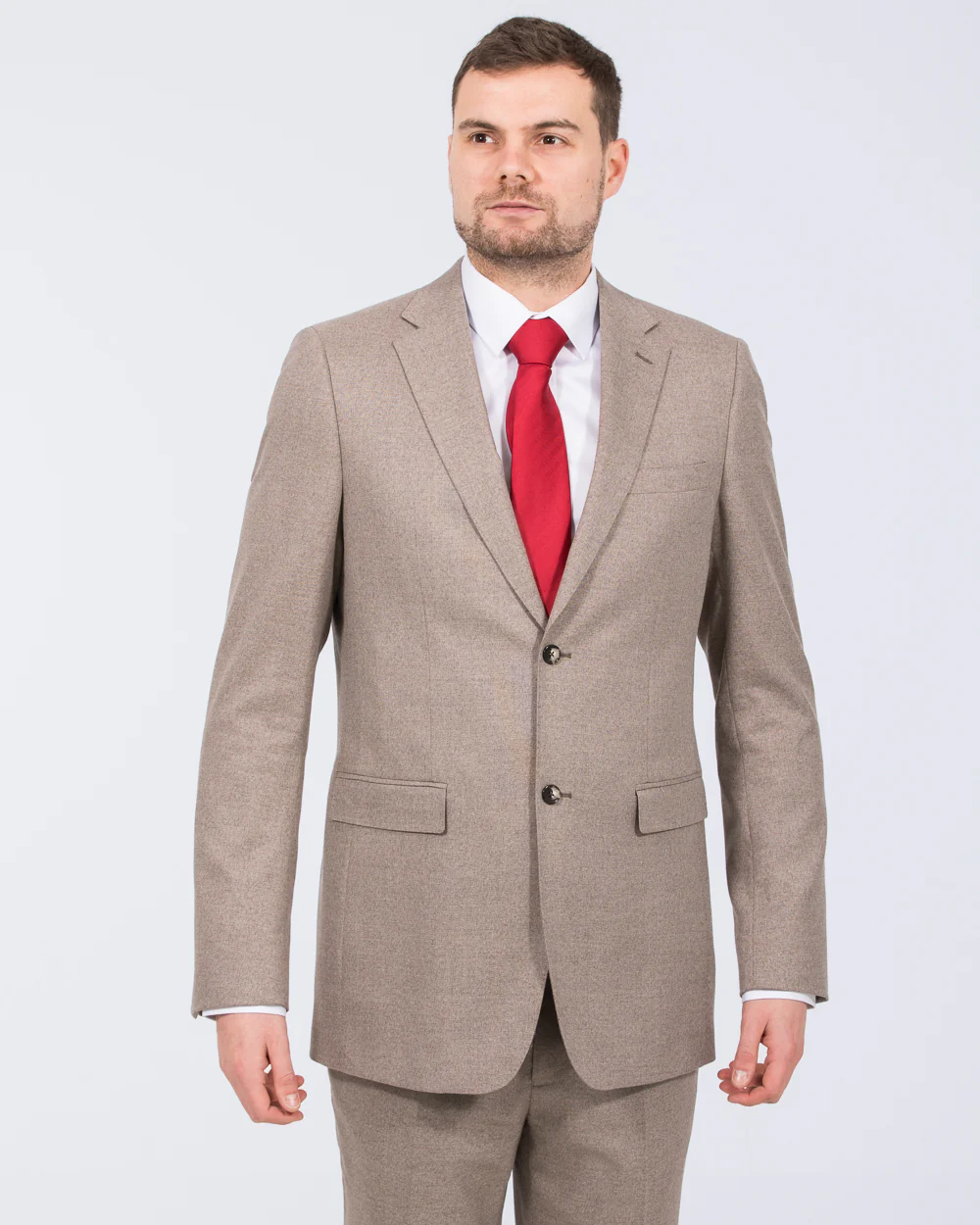 Skopes Jodrell Slim Fit Tall Suit Jacket (stone) - Image 6