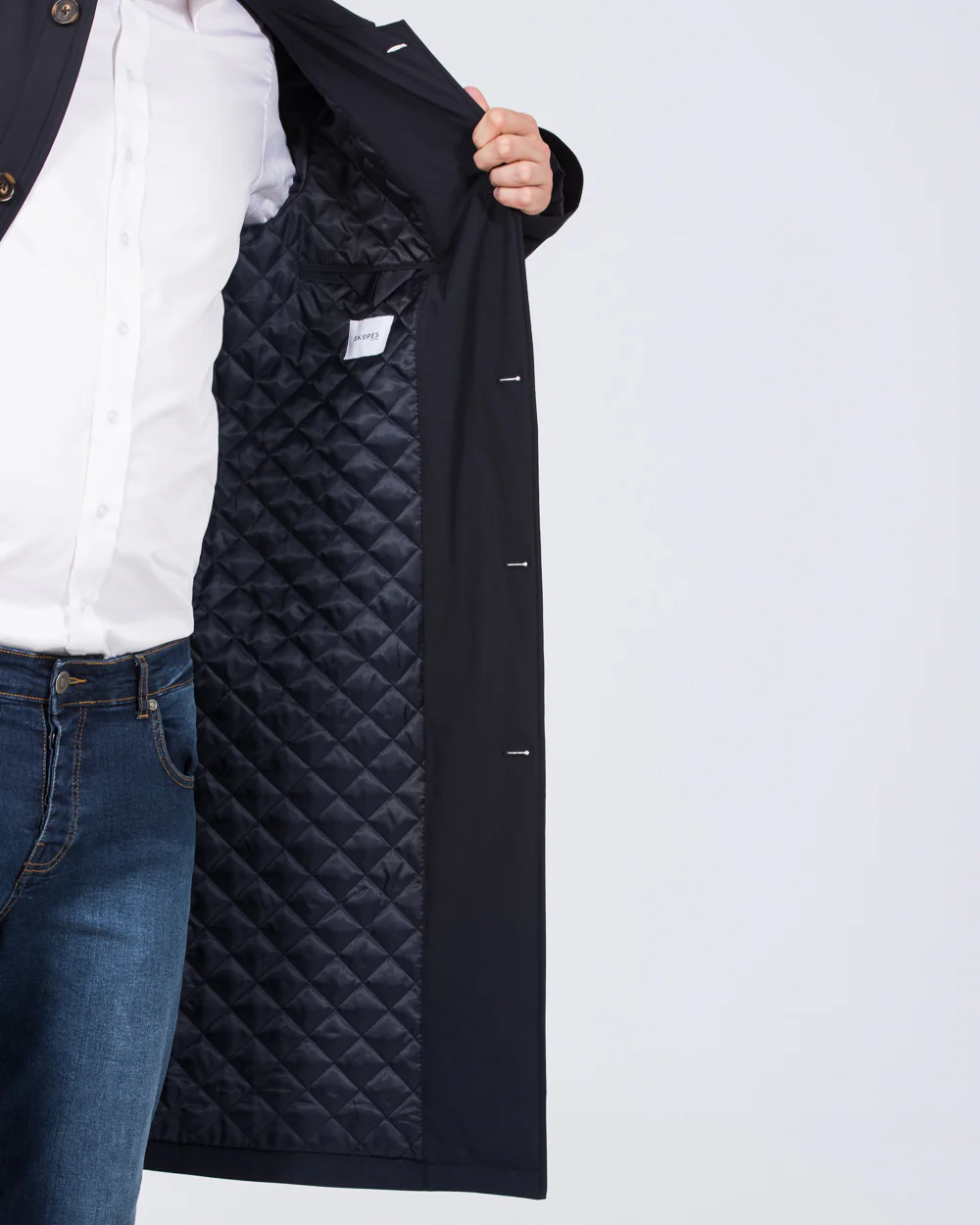 Skopes Paddock Tall Raincoat (navy) - Image 6