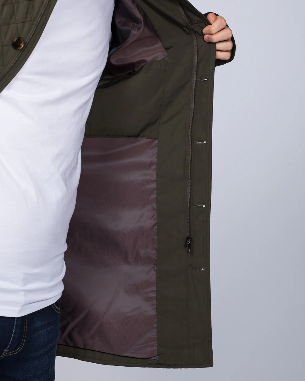 Skopes Pembridge Quilted Jacket (olive) - Image 2