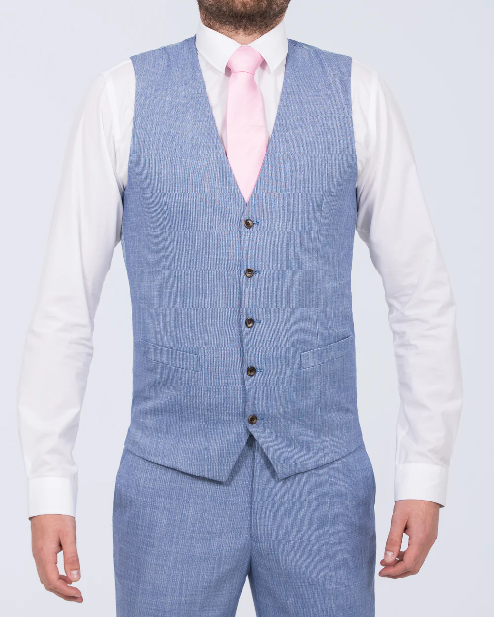 Skopes Redding Slim Fit Tall Suit (sky blue) - Image 11