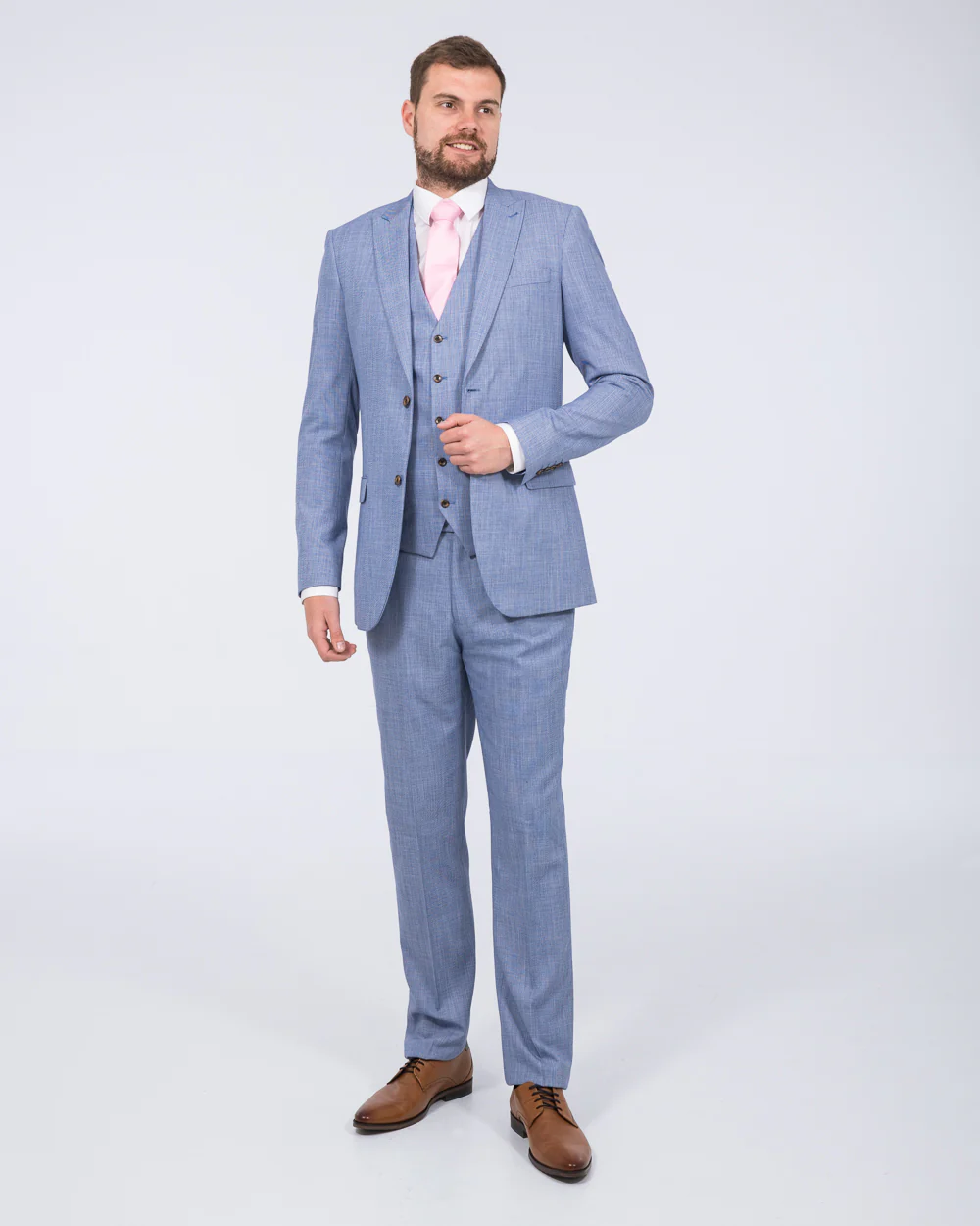 Skopes Redding Slim Fit Tall Suit (sky blue) - Image 3