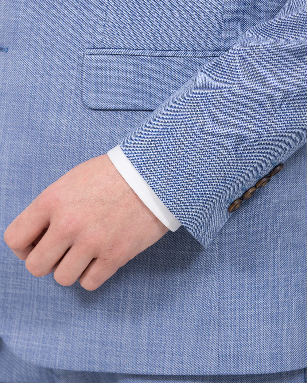 Skopes Redding Slim Fit Tall Suit (sky blue) - Image 8
