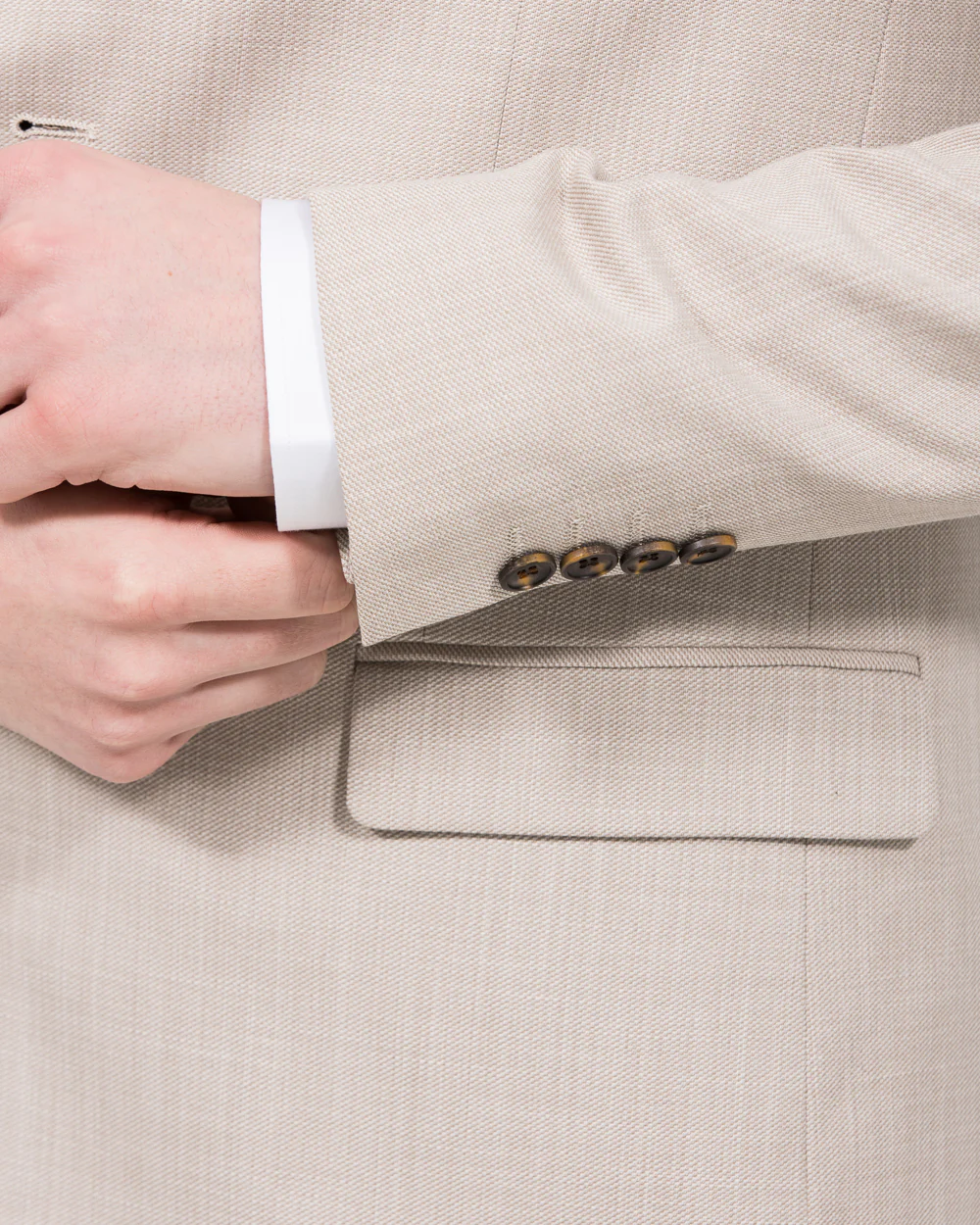 Skopes Redding Slim Fit Tall Suit (stone) - Image 6