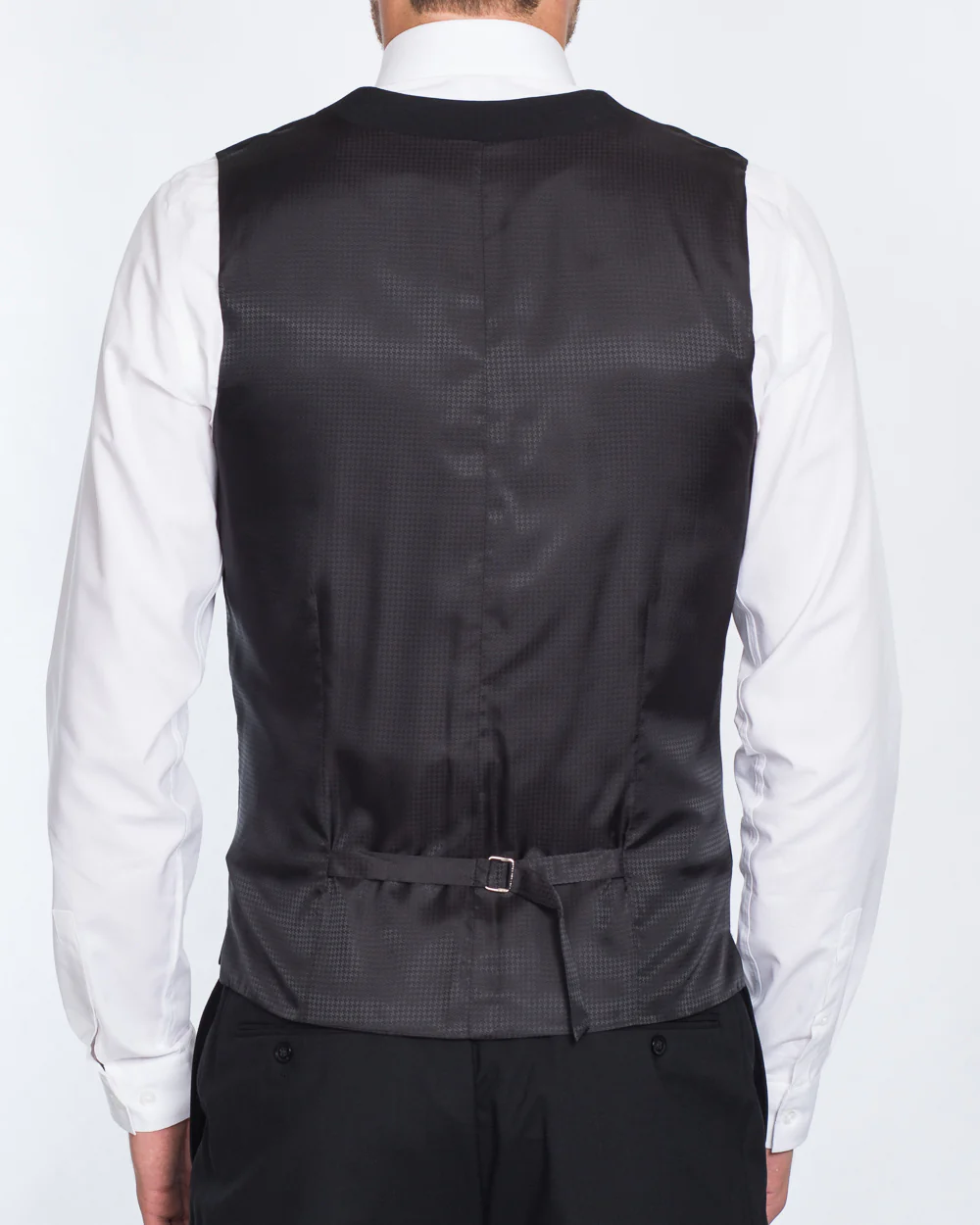 Skopes Regular Fit Wool Tall Suit (black) - Image 3