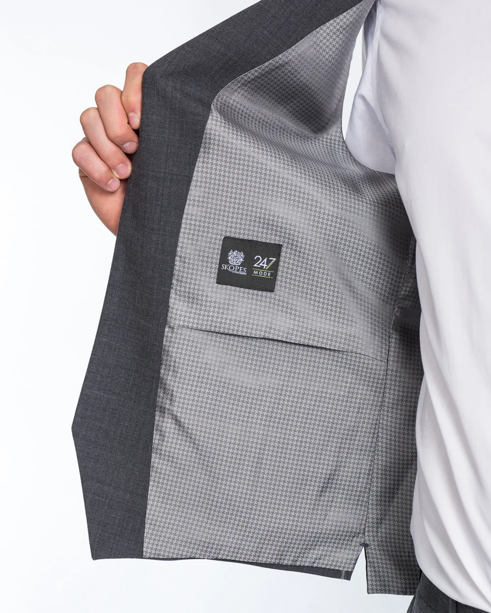 Skopes Regular Fit Wool Tall Suit (grey) - Image 5