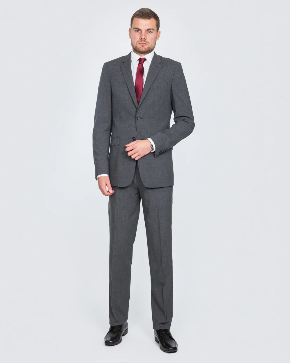 Skopes Regular Fit Wool Tall Suit (grey) - Image 8