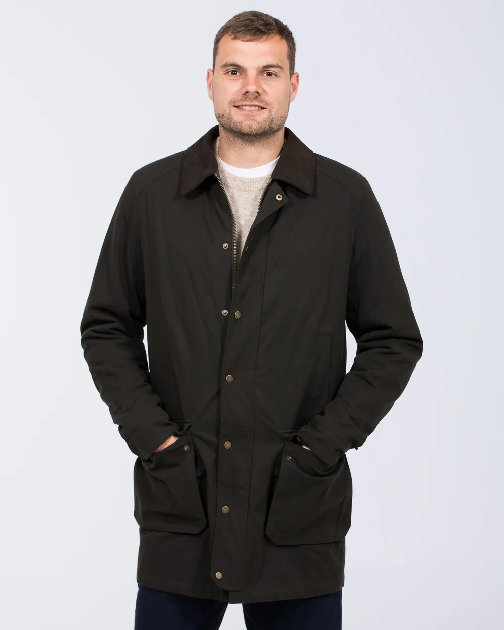 Skopes Ribble Tall Wax Jacket (olive) - Image 3