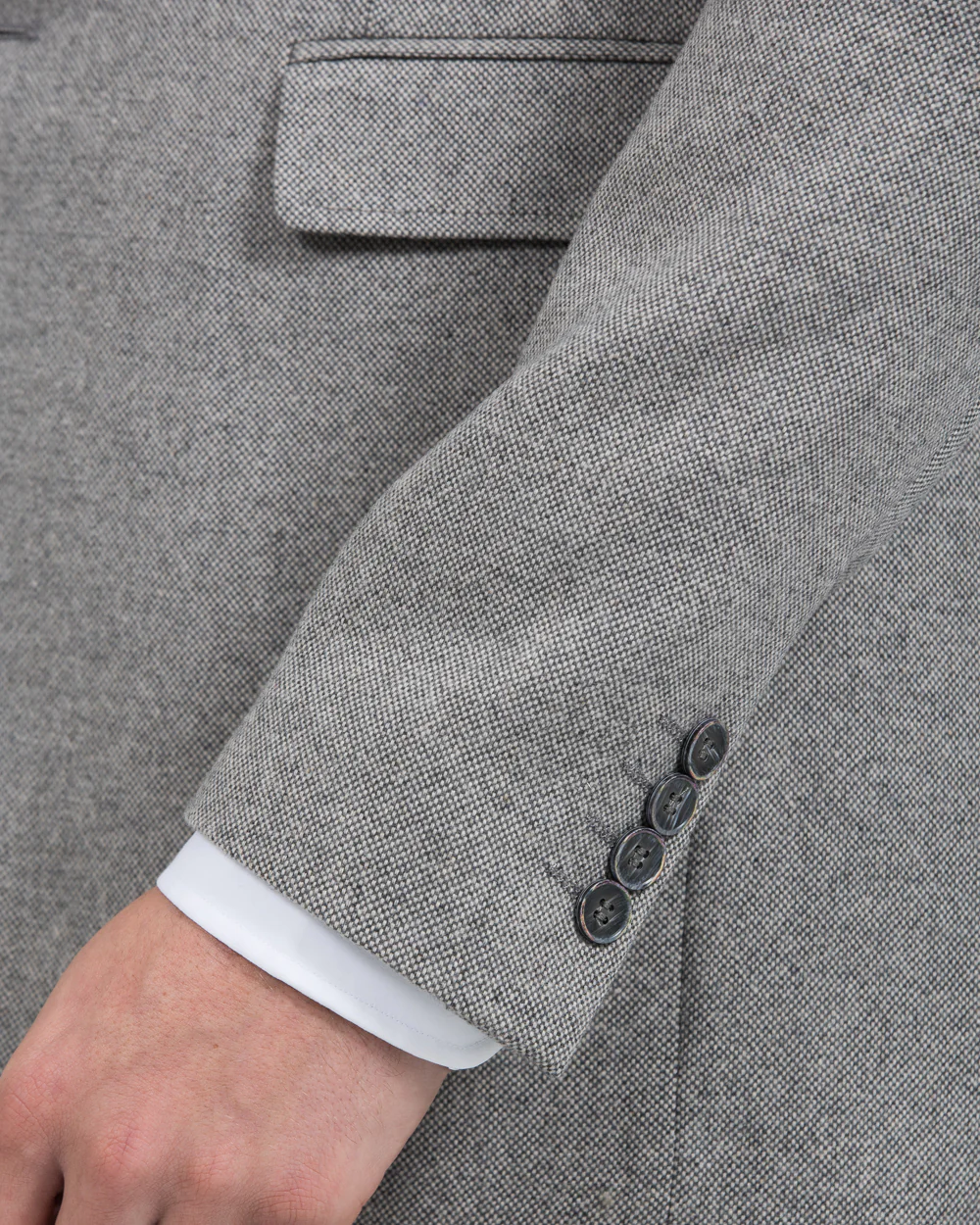 Skopes Ruthin Tall Tweed Blazer (stone) - Image 5