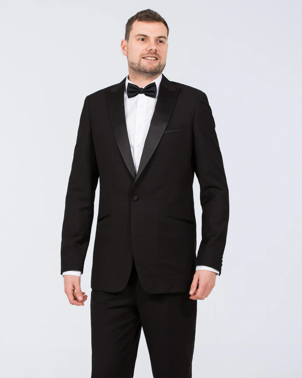 Skopes Sinatra Slim Fit Tall Dinner Suit (black)