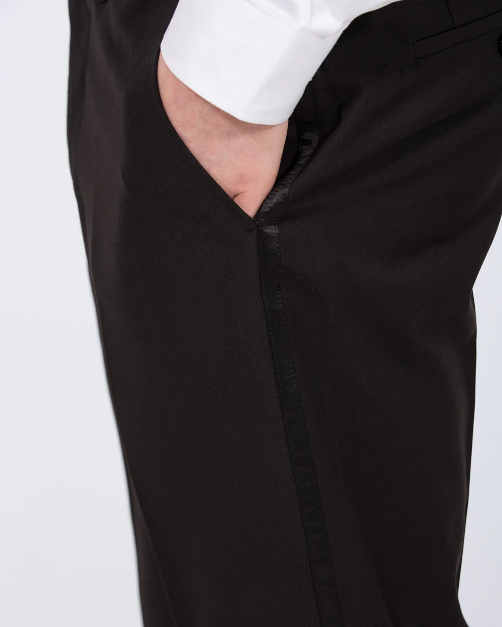Skopes Sinatra Slim Fit Tall Dinner Suit (black) - Image 10