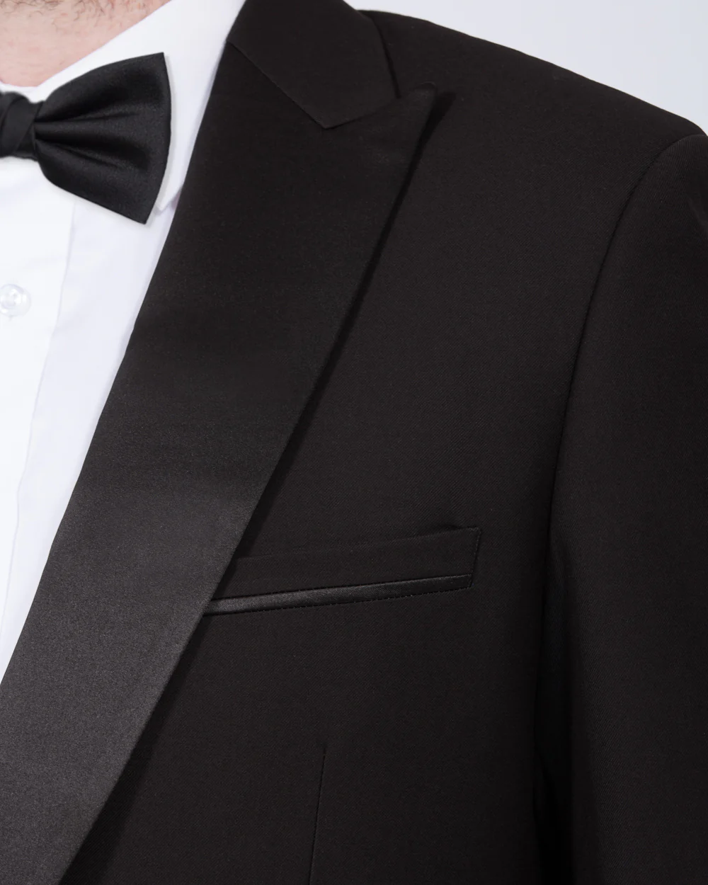 Skopes Sinatra Slim Fit Tall Dinner Suit (black) - Image 7