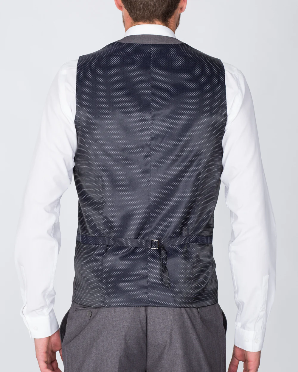 Skopes Slim Fit Tall Suit Waistcoat (grey) - Image 2