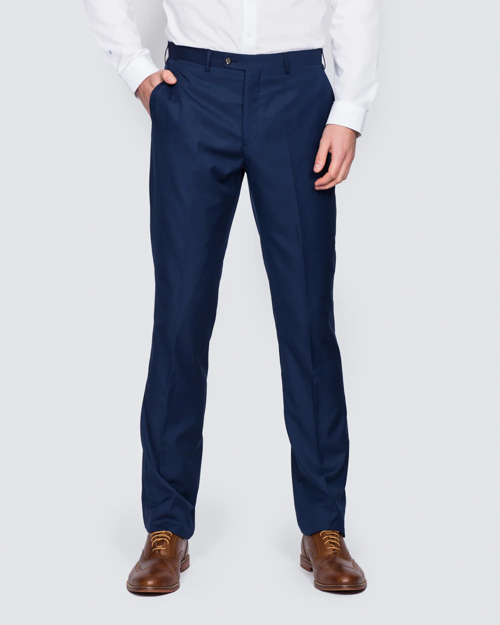 Skopes Slim Fit Wool Tall Suit (royale blue) - Image 3